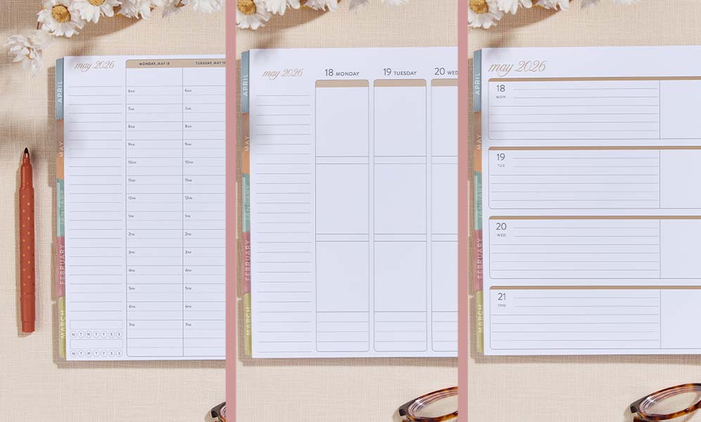 Calendar view showing color-coded time blocks for different types of creative work